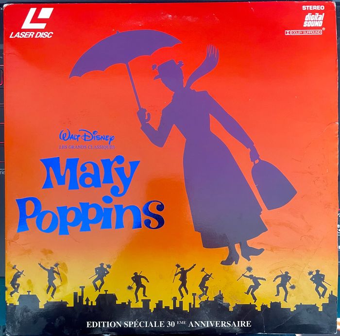 Laser disc Mary poppins edition speciale 30 eme anniversaire