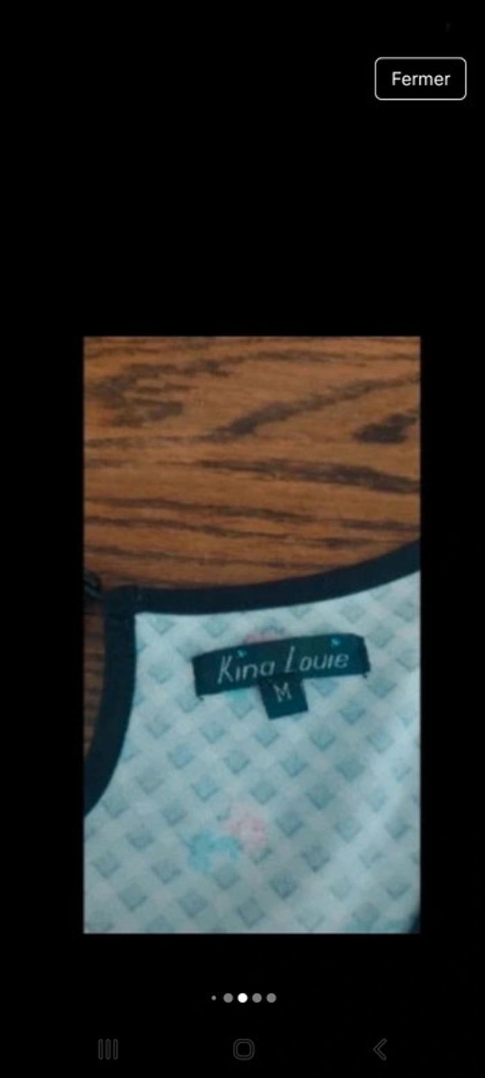 Robe King Louie taille M carreaux blanc/noir - photo numéro 17