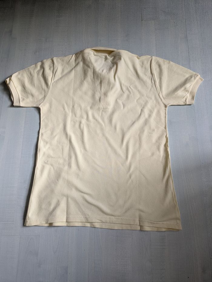 Polo Lacoste jaune paille Vintage - photo numéro 6