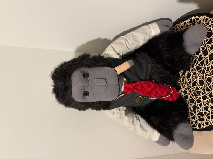 Russ le Boss, gorille en peluche fumant le cigare, singe en peluche - photo numéro 6