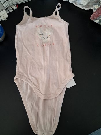 Body bretelles 18 mois