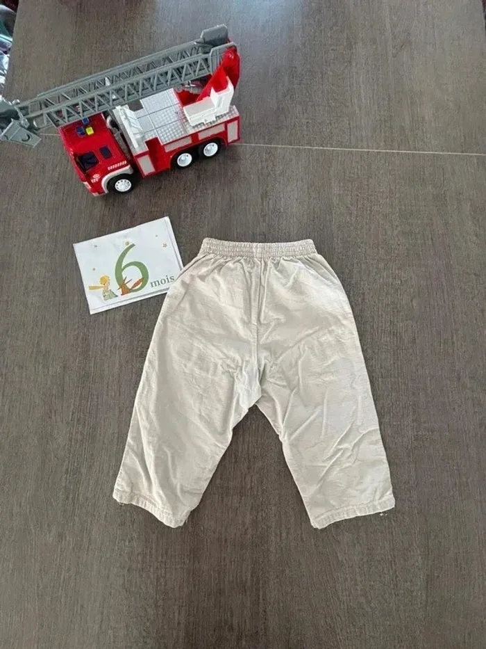 Bermuda pantalon short toile été 6 mois - photo numéro 3