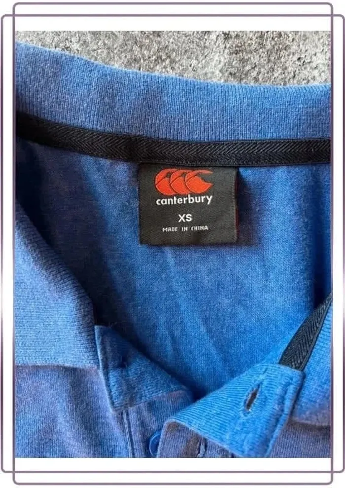 Polo homme rugby Canterbury taille XS Men polo shirt Polo uomo Poloshirt Herren - photo numéro 5