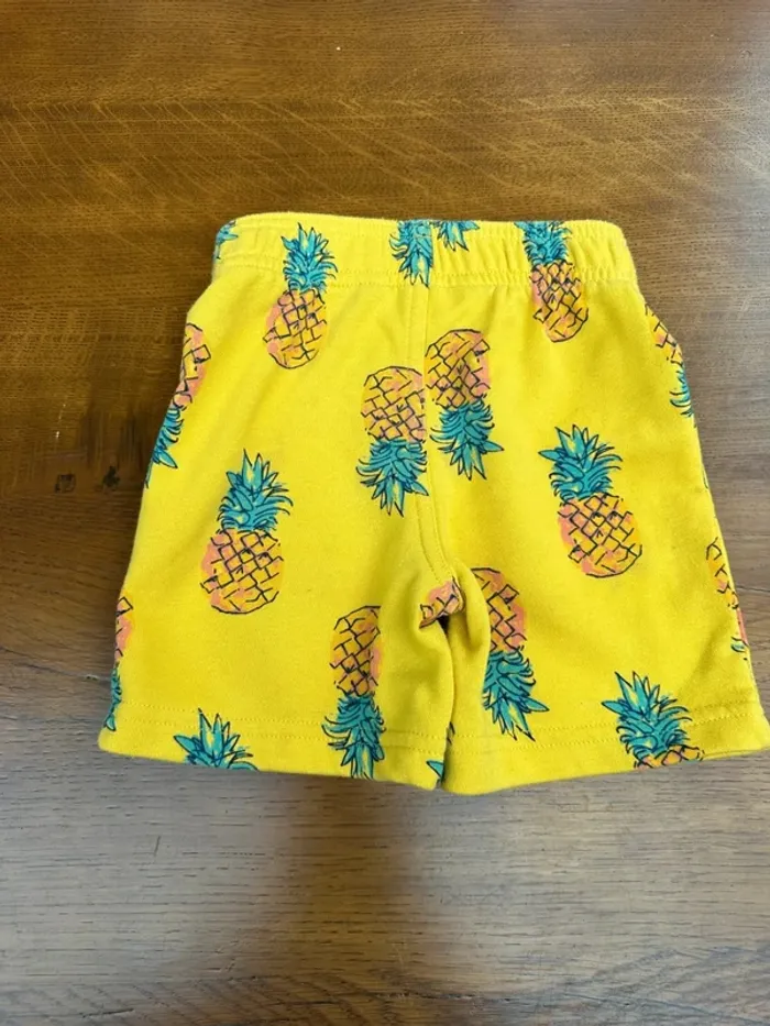Short primark jaune ananas été 12 - 18 mois - photo numéro 6