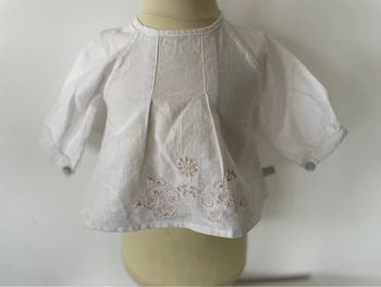Blouse bébé lin
