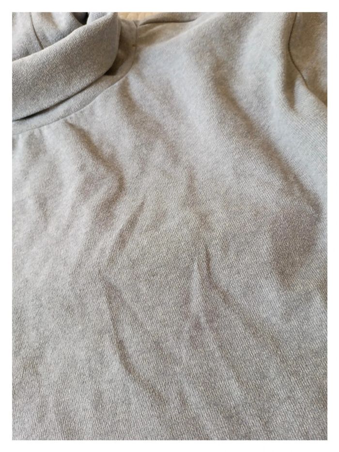 Pull col roulé gris ZARA – basique doux et chaud -- - photo numéro 2