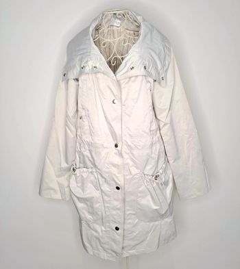 Manteau long creme cyrillus 36