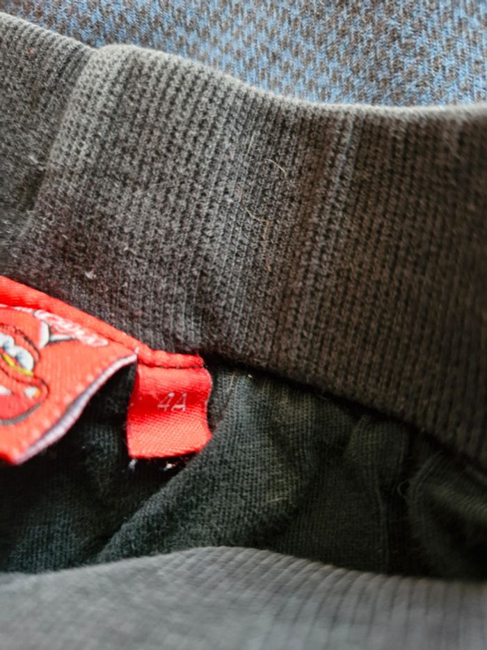 Pantalon enfant garçon 4 ans Cars Disney Coton - photo numéro 4
