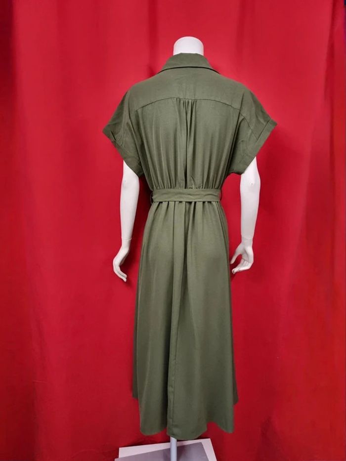 Robe longue vert kaki * taille L * - photo numéro 6
