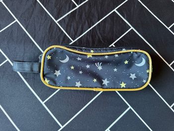 Trousse scolaire double compartiment – Thème nuit étoilée