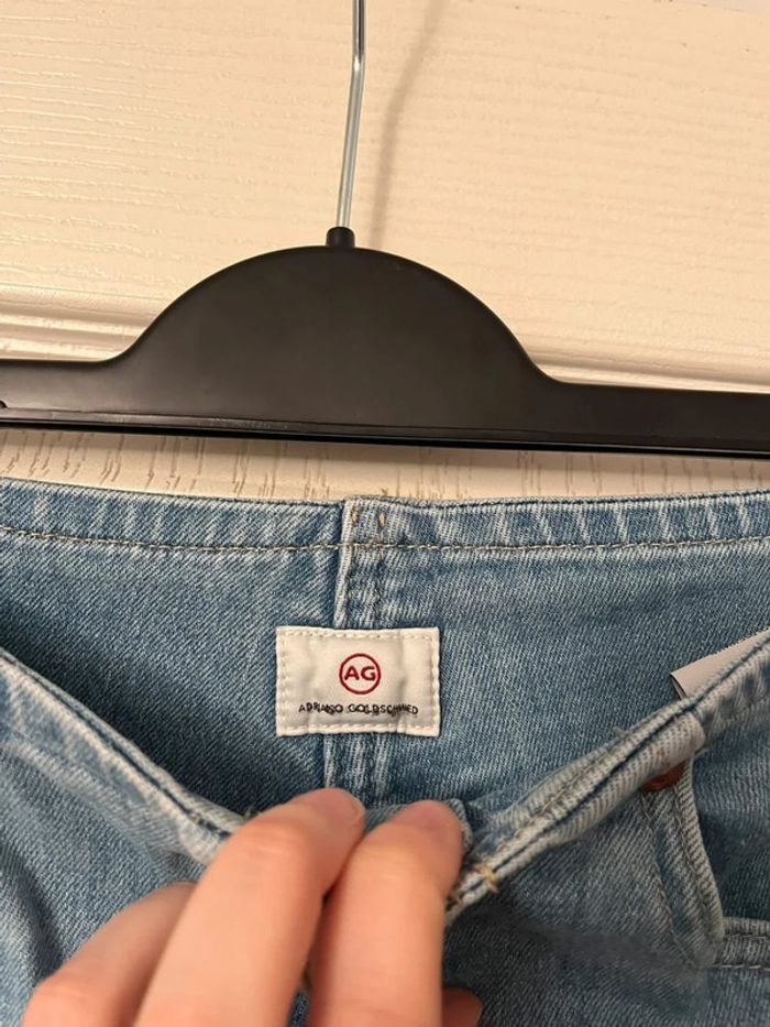 Jean jambes larges taille 27 marque adriano goldschmied Bleu clair - photo numéro 2
