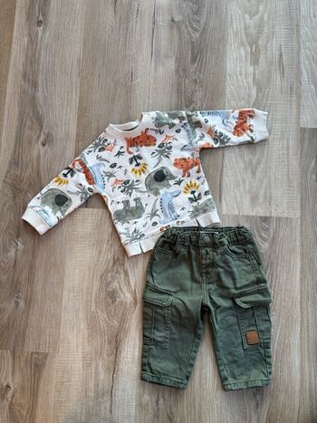 Ensemble sweat/pull + pantalon garçon taille 6 mois