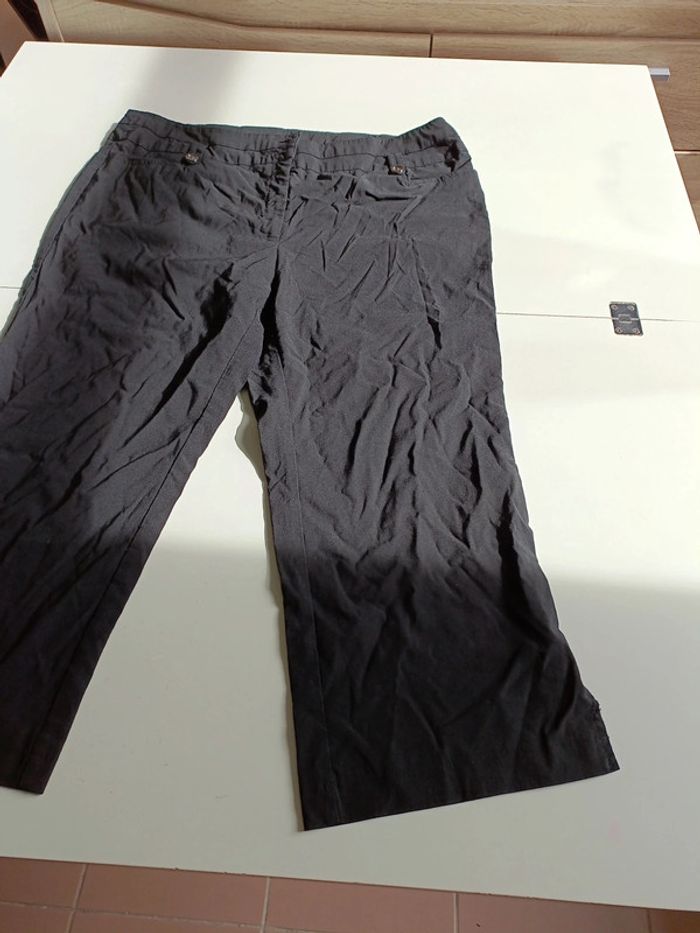 Pantacourt noir Kiabi taille 50 - photo numéro 4