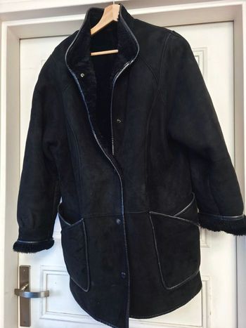 Manteau en peau lainée de la marque Reginapary – Fabriqué en France