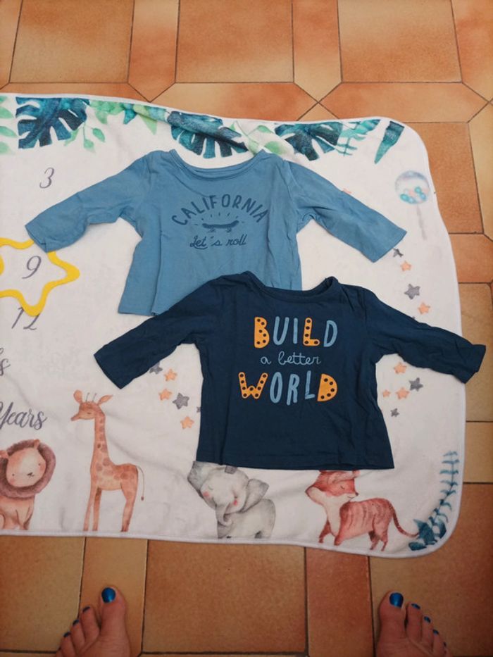 Lot de 2 tee shirts - photo numéro 2