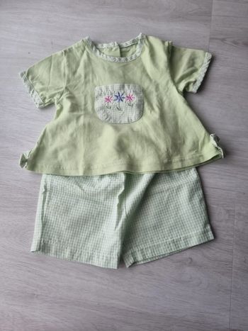 Ensemble fille 12 mois