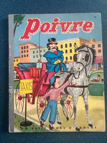 Livre album ancien Poivre un petit livre d’argent éditions Cocorico 1956