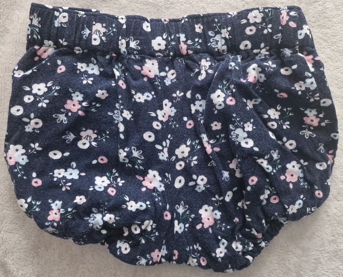 Ensemble Blouse ML légère blanche & short marine à fleurs - 18M - Sergent Major (BE avec defauts)) - photo numéro 9