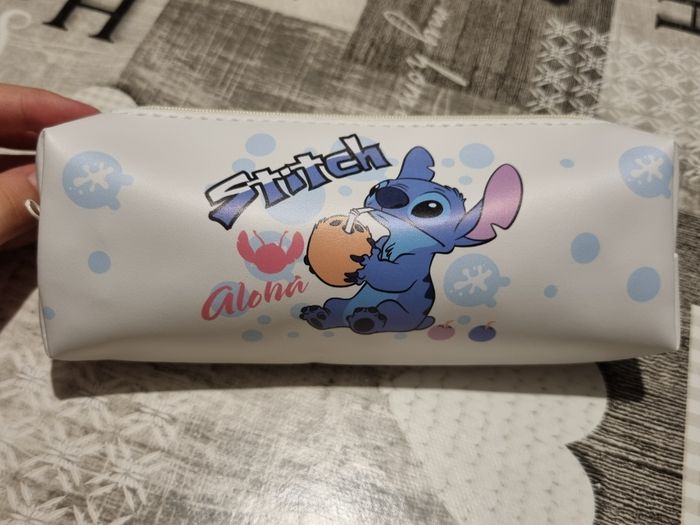 Trousse Stitch coco blanc
