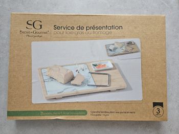 Service de présentation pour foie-gras ou fromage Neuf
