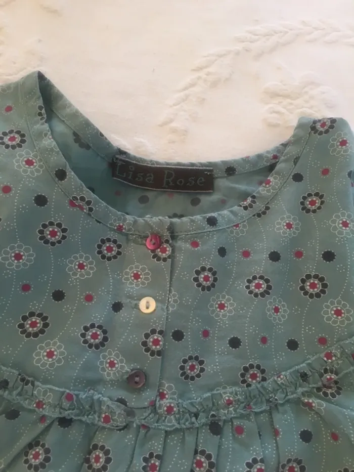 Blouse Lisa rose - legging 6 ans - photo numéro 2