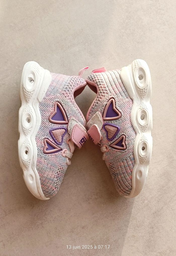 Baskets à scratchs filles - 22 - photo numéro 5