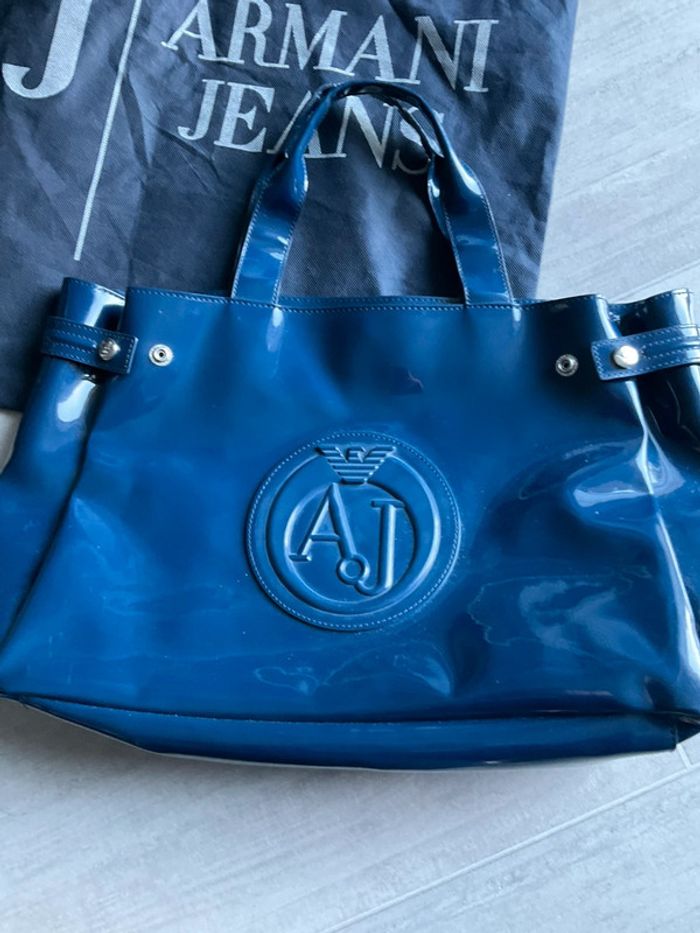 Sac à main bleu jean - photo numéro 3