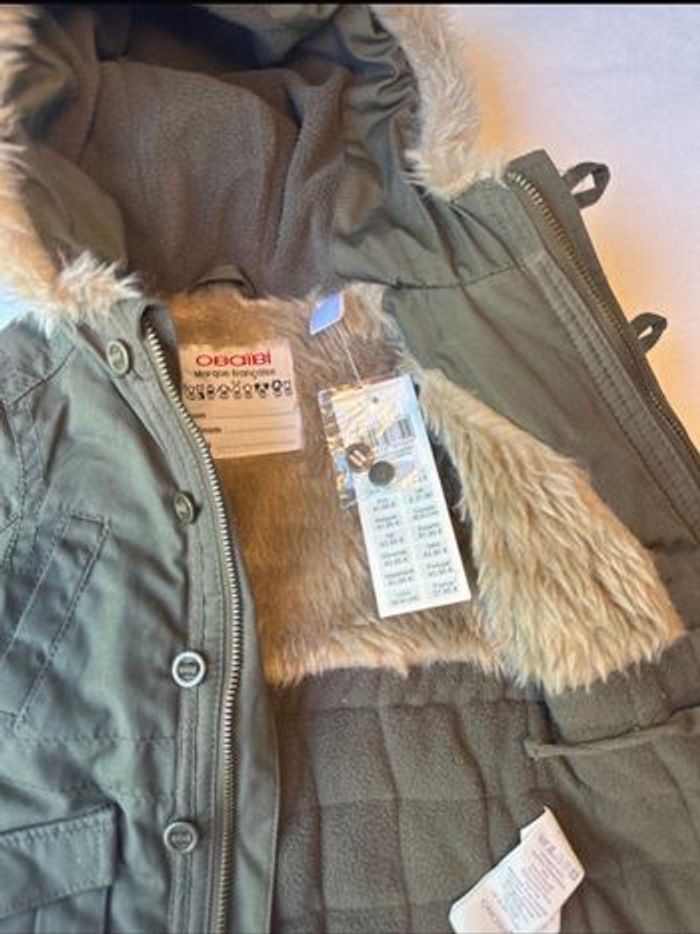 Parkas neuf avec étiquette Obaibi 6 mois - photo numéro 3