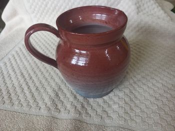 Pichet en terre cuite signé Colussa – Vintage