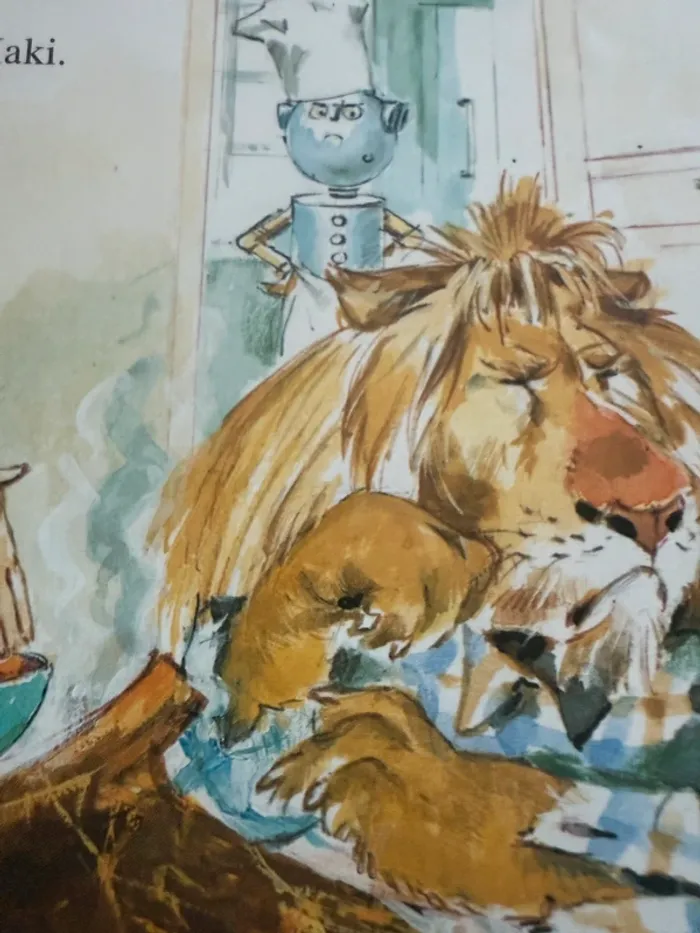 Caroline et les Vagabonds livre chien lion singe brigands SDF sans abris Pierre Probst - photo numéro 5