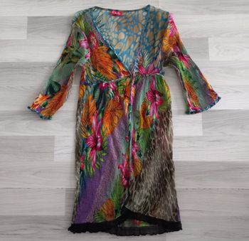 Robe à manches longues motifs imprimés Derhy taille S