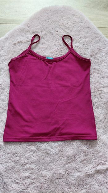Débardeur pecca framboise taille 1 neuf