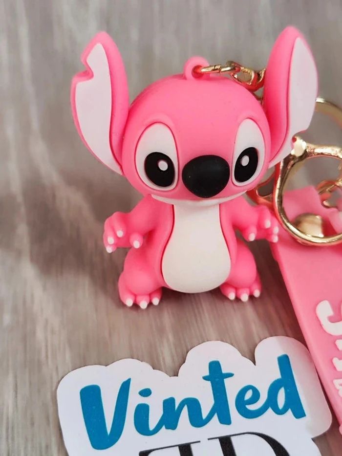 Porte clés Lilo & Stitch rose - photo numéro 2