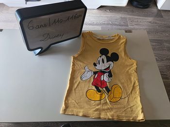 Débardeur garçon 6 ans Disney 