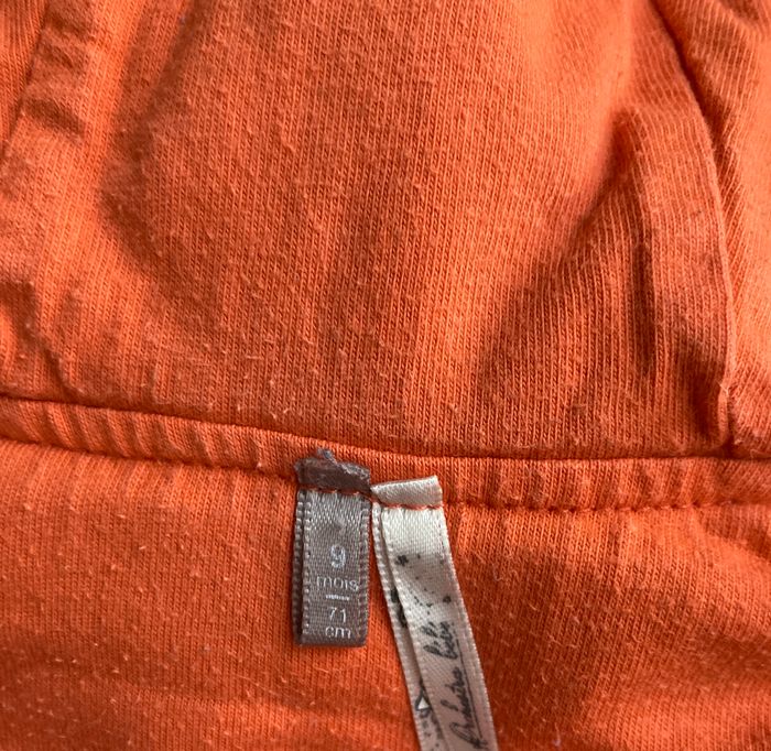 veste à capuche zippée bébé 9 mois - photo numéro 5