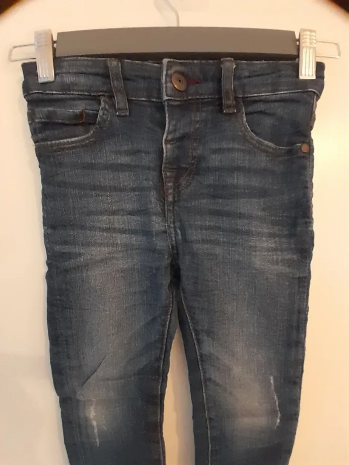 Jeans enfant, bleu marine, Marque Denim, 3-4ans, 104cm - photo numéro 2