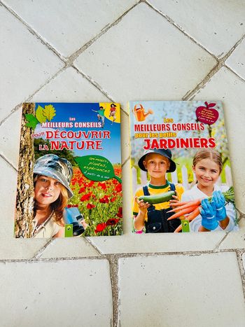 Lot de 2 livres sur le jardinage