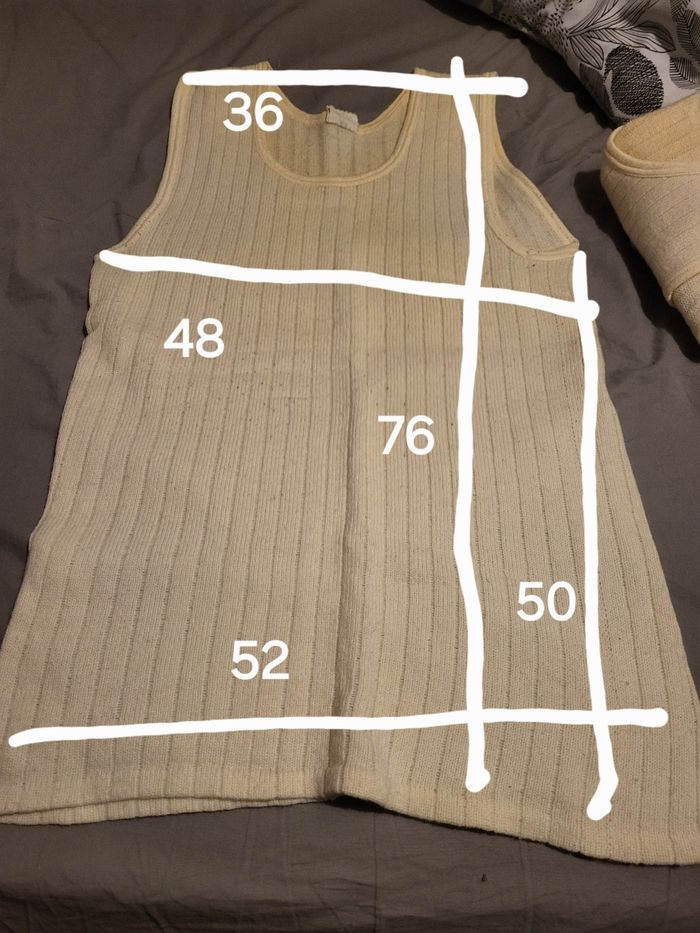 Lot 3 maillots corps laine homme taille 6 - photo numéro 6