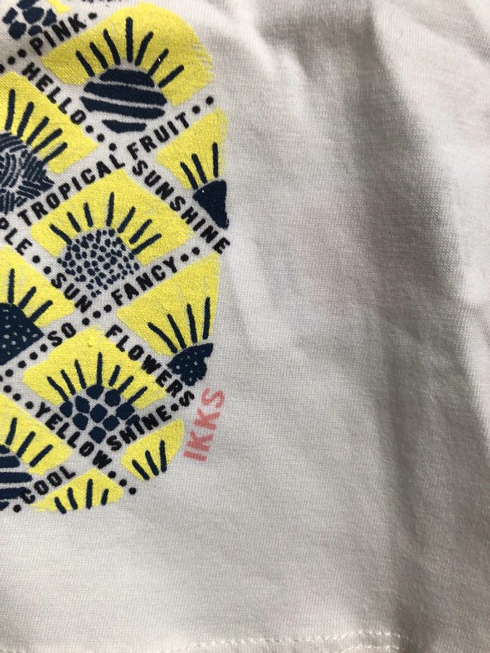 T-shirt ikks neuf 74cm 12m - photo numéro 6