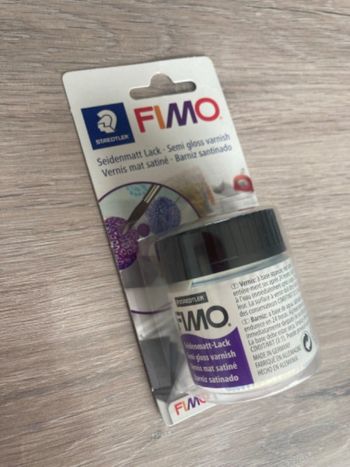Vernis mat satiné Fimo