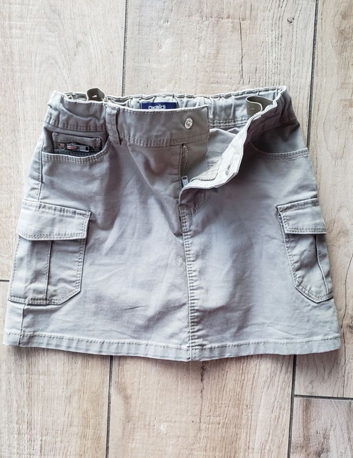 Jupe Okaïdi kaki 4 ans - photo numéro 4
