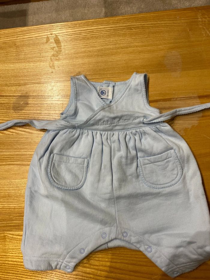 Barboteuse bleu ciel, Petit Bateau, 3 mois