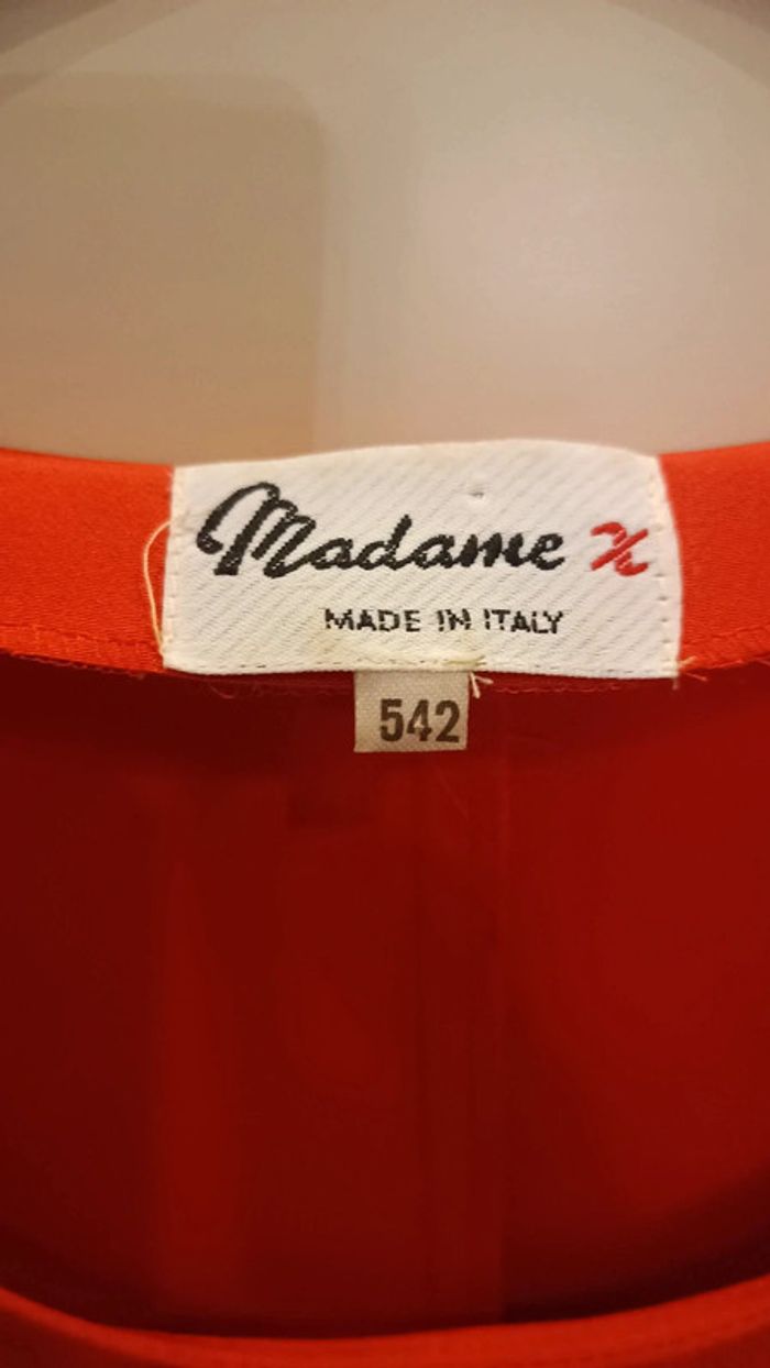 Completo 3 pezzi in seta rosso - photo numéro 10