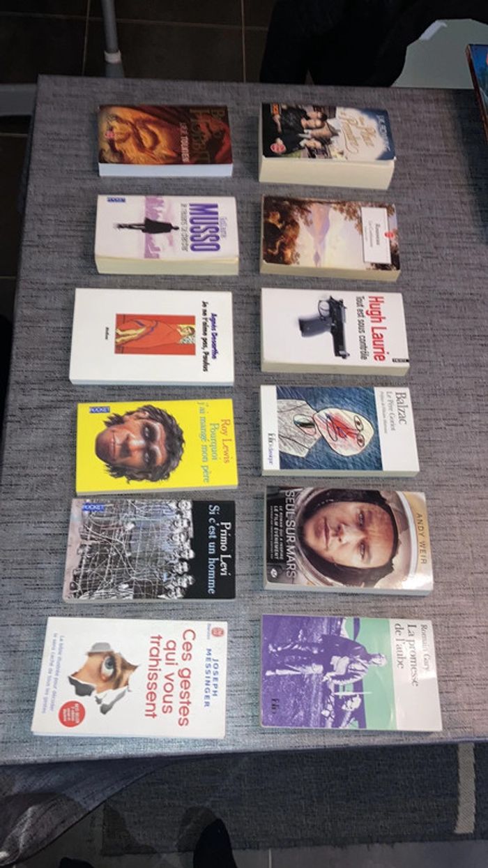 Lot de livres