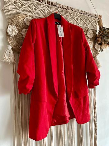 Blazer rouge taille S NEUF
