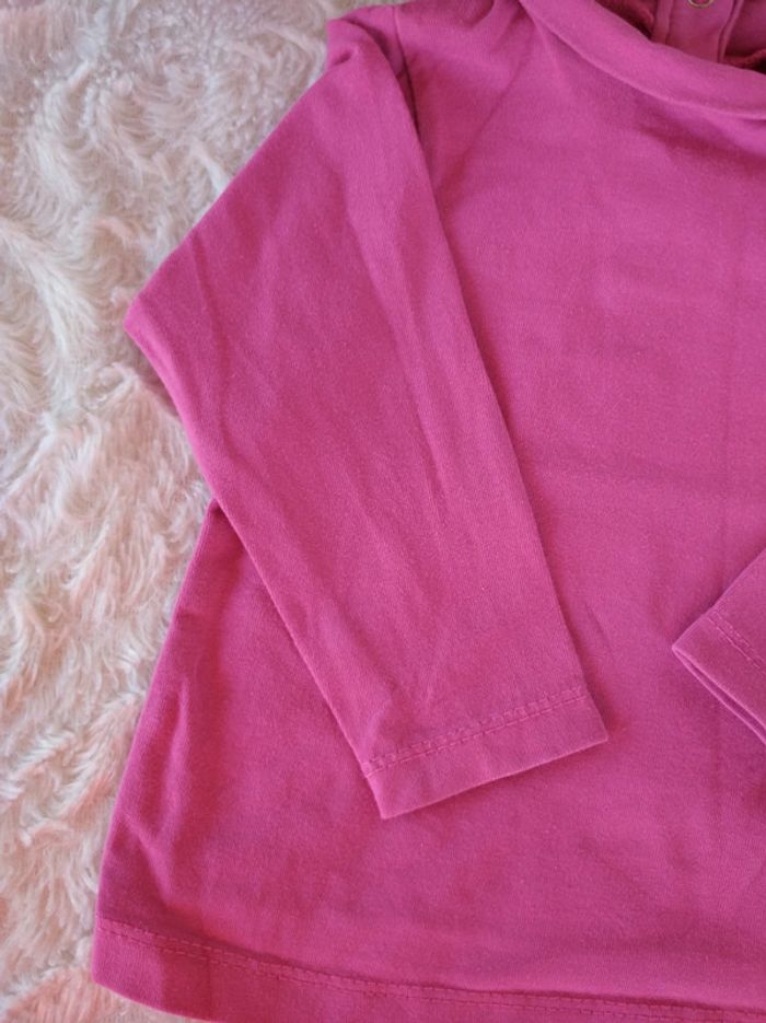 Sous pull col roulé manches longues Fille 12 mois Orchestra - photo numéro 3