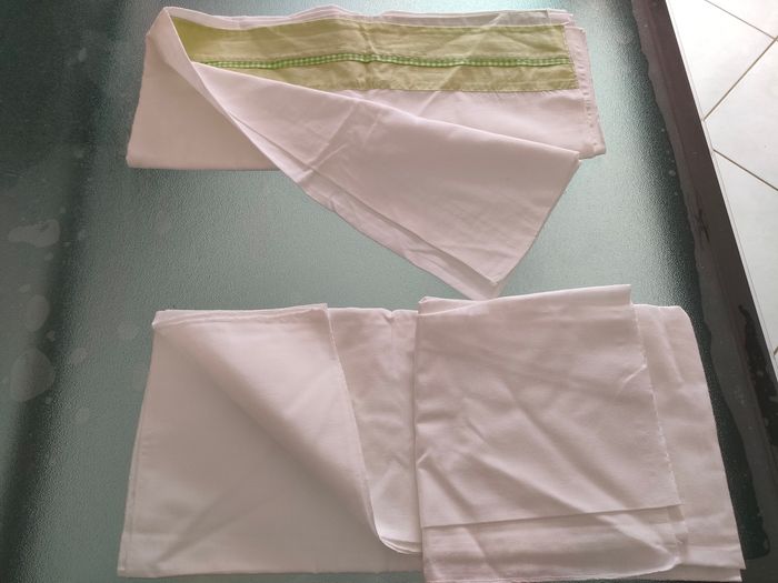 Lot de 2 draps plats petits Lit bébé