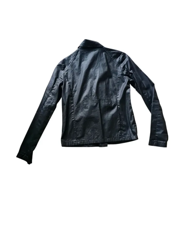 veste noire coupe vent perfecto taille XS - photo numéro 3