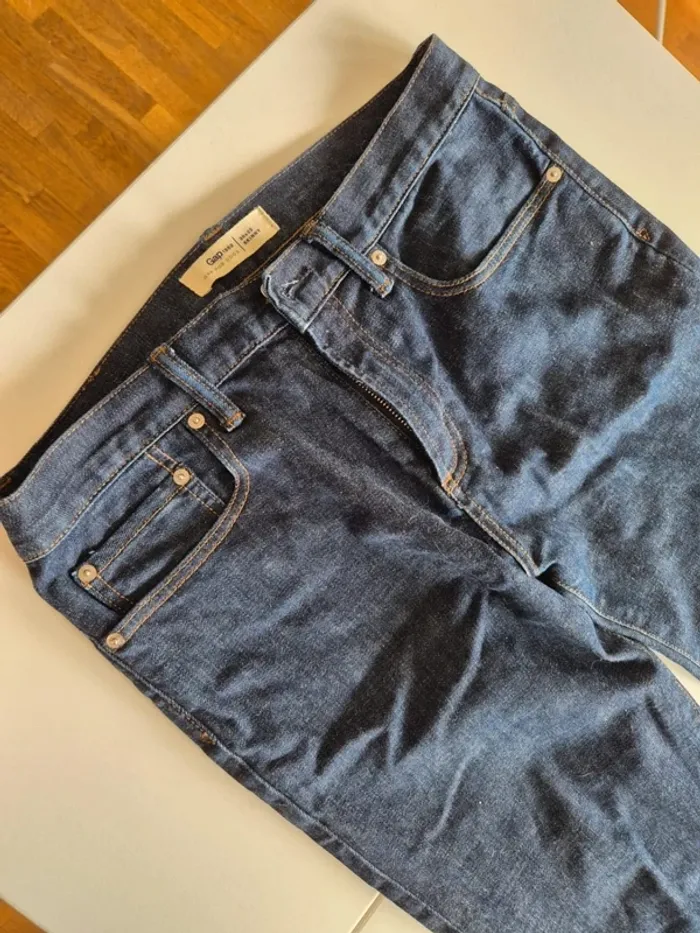 Jeans GAP Skinny 30 x 32 bleu foncé uni 
#mygigihomme pantalon homme - photo numéro 2