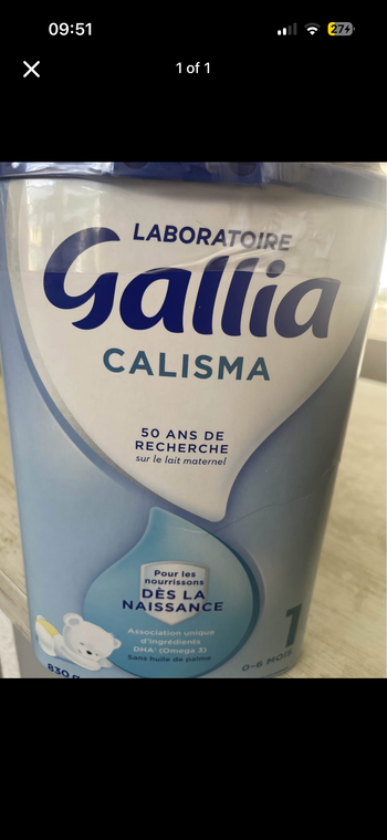 Gallia calisma 1er age